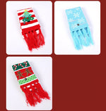 Christmas LED Scarf - Knitted Multicolor Light-Up Scarf for Kids and Adults