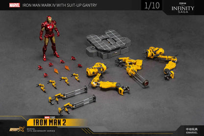 New Marvel Iron Man Mark Iv Action Figure Toy Gift For Boys Joint Movement Steel Man Model Collectible Toys & Hobbies