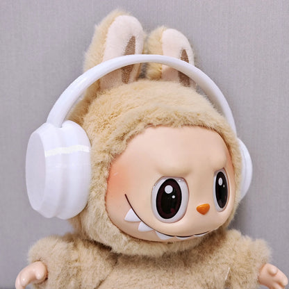 Labubu Doll Rain Boots Labubu I II III Idol Dolls Colorful Shoes and Headphones Multicolor Big Bow LabubusAccessories DIY Gifts