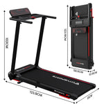 CITYSPORTS PRO Electric Folding Treadmill with Incline - 12 km/h Max Speed, Smart App Control, LED Display