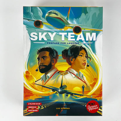 Scorpion Masqué, Sky Team, Board Game | Co-op Game | Ages 10+ | 2 players | 20 minutes