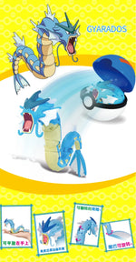 Figure Pokemon Pokeball transform Pikachu Charizard Venusaur Blastoise Mewtwo Gyarados Solgaleo Lunala Eevee poke ball toy gift