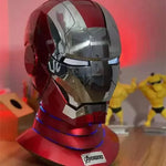 1/1 Iron Mk5 Man The Avengers Helmet Wearable And Transformable Voice-Activated Electric Opening Closing Collection Decoration