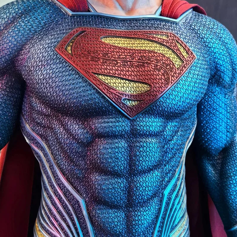 DC Justice League Superman Cold Cast Resin Statue - Museum Grade GK Figure, Hand Painted Collectible Model Gift