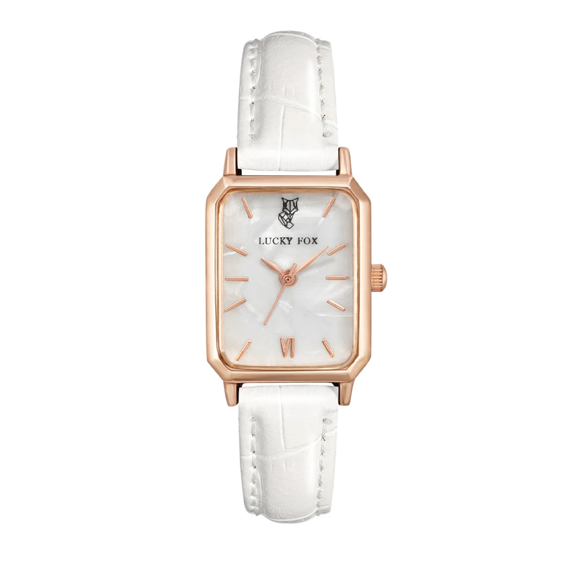 LUCKY FOX Women Watches Fashion Green Square Leather Quartz Watch Luxury Ladies Wristwatch Girlfriend Gift