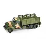Alloy Metal Car Clockwork Simulation Military Armed Tank Armored Vehicle Car Truck Children's Toy Model Helicopter