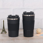 380ml 510ml Stainless Steel Coffee Cup Thermal Mug Garrafa Termica Cafe Copo Termico Caneca Non-slip Travel Car Insulated Bottle