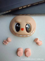 Hot Sell Labubu Plush Doll Parts Vinyl Doll Accesseries Pvc Face Changing Parts Hands Feet Replacement Supplies Diy Gifts