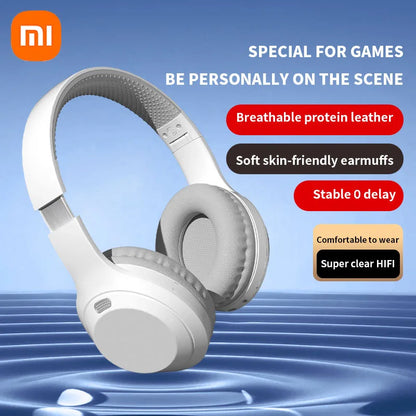 Xiaomi 5W Wireless Headphones Bluetooth 5.3 Earphones Foldable Earbuds 40mm Driver Game Music Over Ear Stereo Headset With Mic