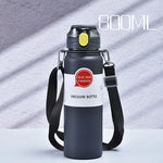 Stainless Steel Thermo Bottle Thermal Water Bottle Large Capacity Tumbler Portable Cold Hot Drinks Thermos Cup Fitness Cold Hot