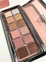 12 Color Eye Shadow Plate Matte Pearl Eyeshadow Girl Beginner Makeup Eyeshadow Tray