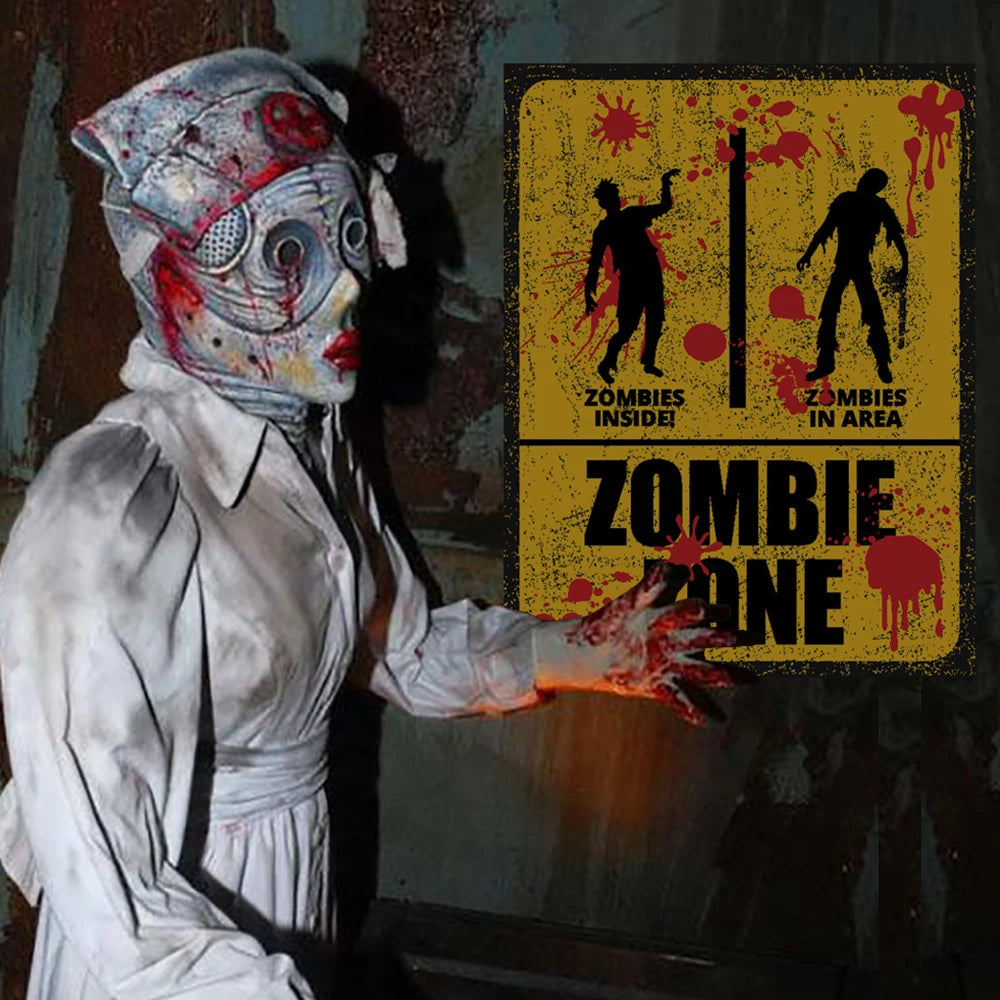 Halloween Horror Night Mural Stickers Bloody Stickers Bathroom Toilet Stickers Mock Bathroom Glass Horror Stickers Decoration
