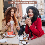 KUUJOJO 12 oz Wine Glass with Lid Stemless Wine Glass Double Walled Vacuum Travel Mug Stainless Steel Coffee Mug