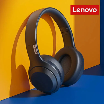 Lenovo TH10 Wireless Bluetooth Headset HIFI Stereo Earphones Foldable Over Ear Earbuds Sports Game Headphones with Microphone