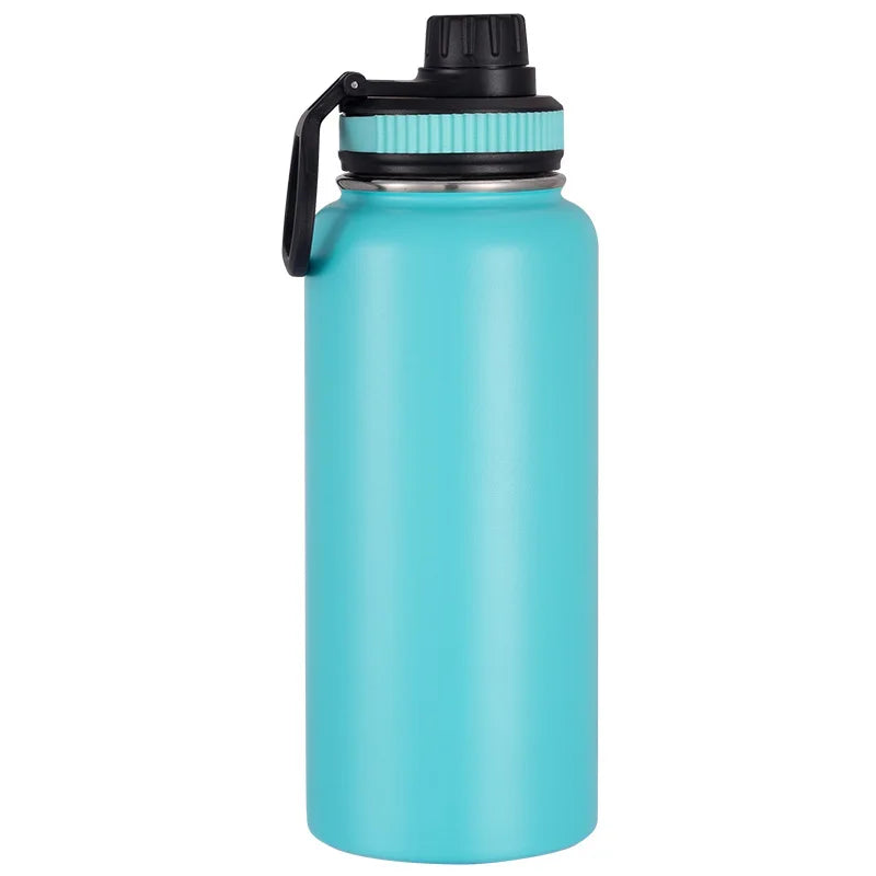 Large Sports Double Wall Stainless Steel  Water Drinking Bottle Insulated Mugs Thermos Vacuum Flask