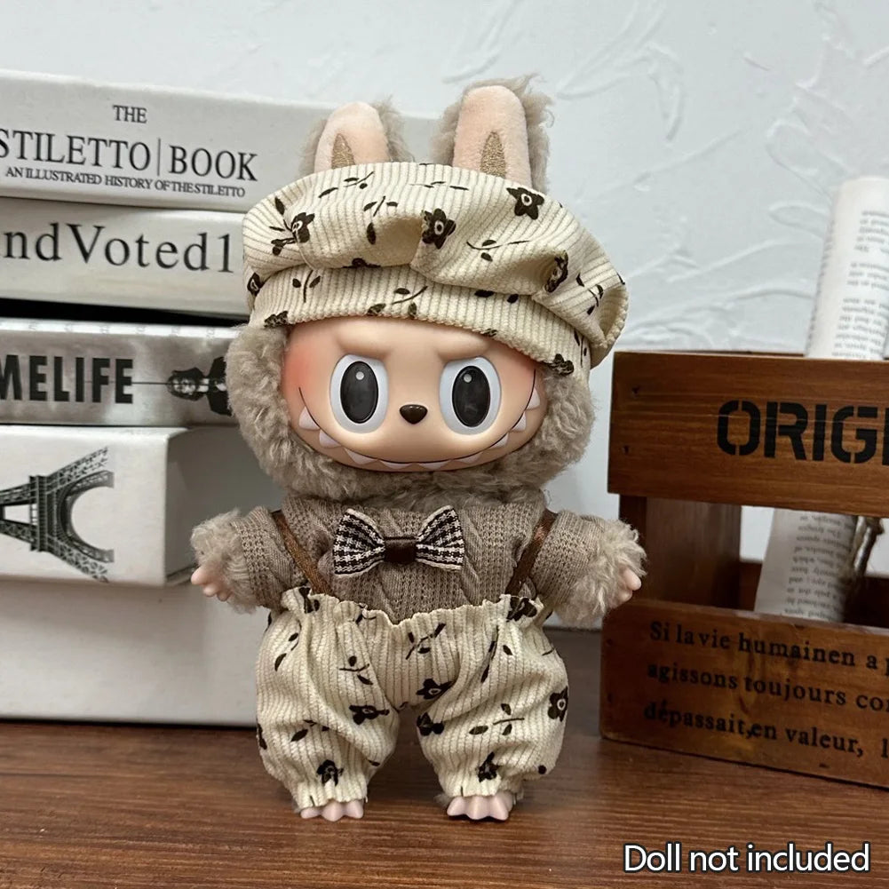 Mini Doll'S Clothes Outfit Accessories For Korea Kpop Exo 15-17cm Labubu Idol 10cn cotton doll replacement suit Clothing Gift