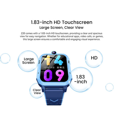 Blackview Z20 Kids Smartwatch IP67 Waterproof, 4G SOS Emergency Calling , Monitor, GPS +LBS+WIFI Location Tracking Phone Watch