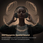 HAYLOU S40 ANC Wireless Headphone 50dB Noise Canceling Hi-Res 3D Spatial Audio Earphone with LDAC Bluetooth 6.0 Over Ear Headset