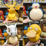 2025 Hot Pokemon Pikachu Doll Model Large Figure Charmander Eevee Porkby Squirtle Ornament Figurine Younth Toys Collects Gifts