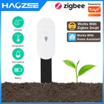 Tuya Zigbee Temperature Humidity Moisture Detector Smart Soil Tester Moisture Sensor Real Time Monitor Support Home Assistant Z2