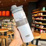 Tyeso 530/750ML Thermos Bottle Stainless Steel Vacuum Flask Travel Cup Insulated Water Bottle Sport Thermal Cup Mug Hot Cold Mug
