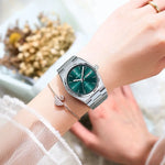 POEDAGAR Luxury Woman Watch Waterproof Luminous Fashion Quartz Ladies Wristwatch Date Week Stainless Steel Women's Watches Reloj