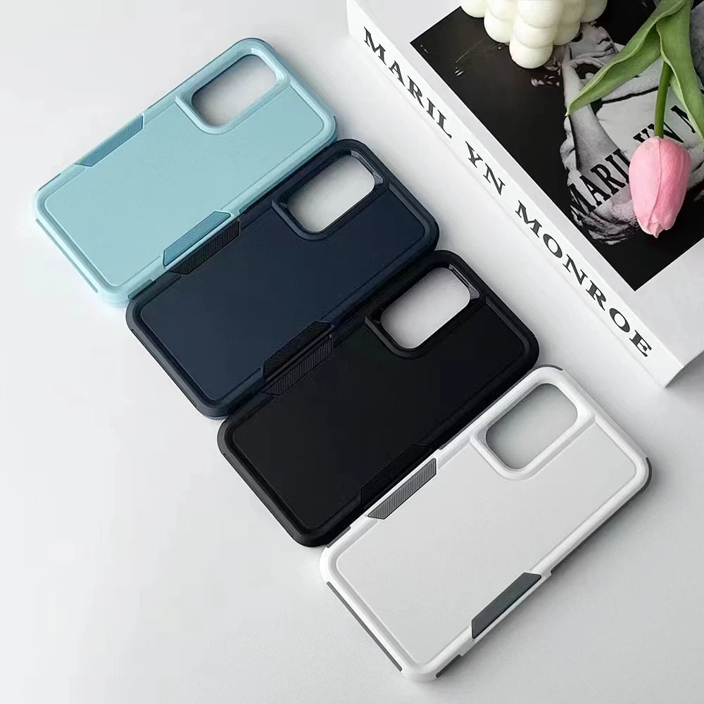 New TPU/PC Case for iPhone 16e / 16 Pro Max - Military Grade Shockproof Phone Cover Hybrid Armor Dual Layer Protection Shell
