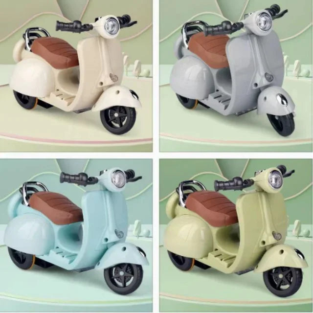 New Mini Electric Motorcycle Toy For Labubu Doll Accessories Fun Cute Doll Toys With Lights And Music Rotating Miniature Gift