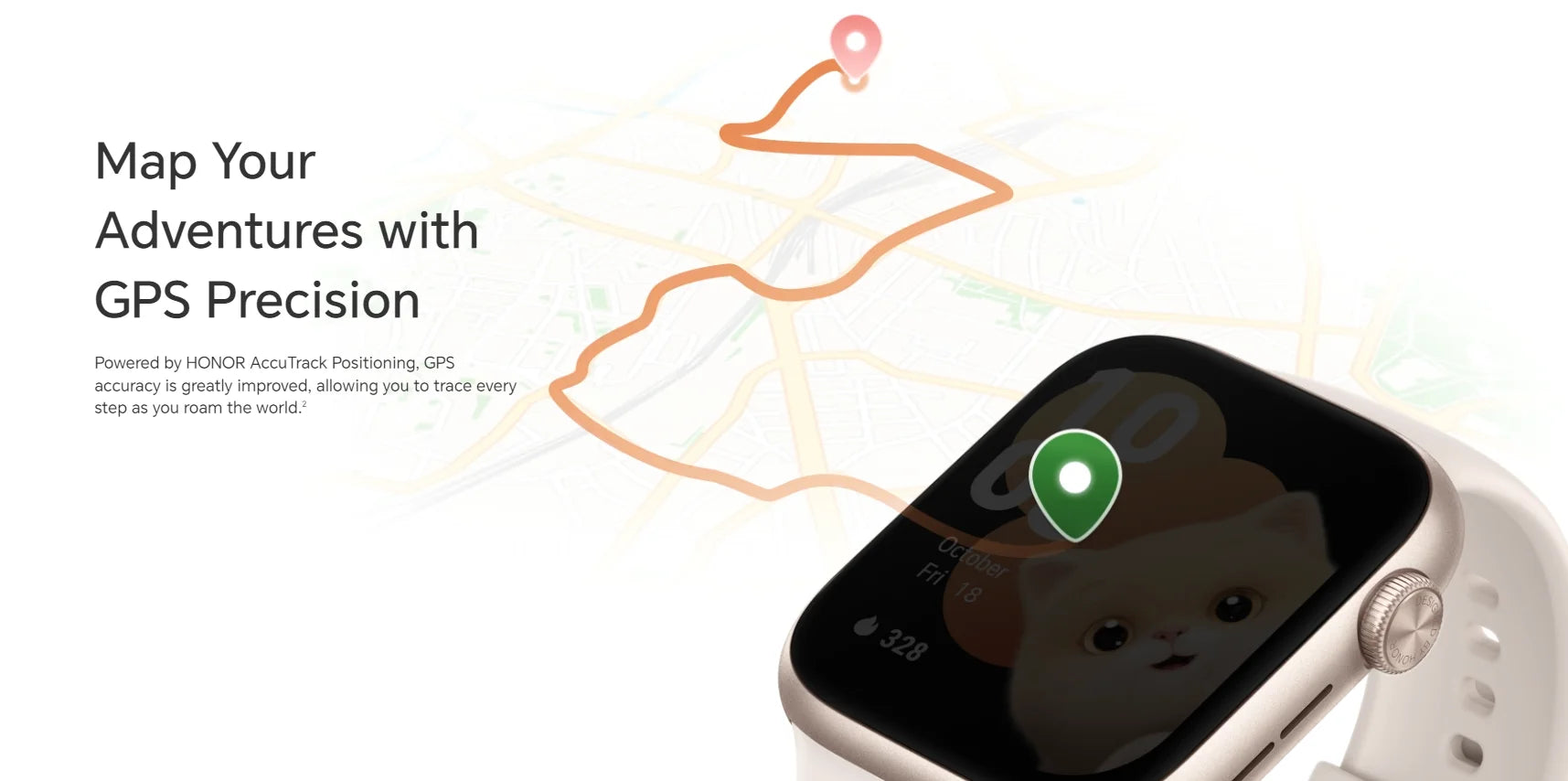 Global Version HONOR Watch 5 Smartwatch Precise GPS Tracking Quick Health Scan 1.85-inch Large Display GPS Supported IP68