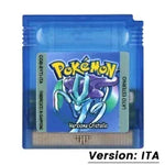 Pokemon Red Blue Crystal Golden Green Silver Yellow GBC Game Card 16 Bit Video Game Cartridge Console Cards For GB/SP