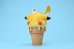 Cute Kawaii Pokemon Pikachu Snorlax Psyduck Bulbasaur Icecream Figure Toys for Girls