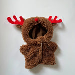 17cm LABUBU Christmas Santa Outfit - Gen1-3 Doll Clothes Set for Vinyl Figures, Festive Santa Costume with Accessories