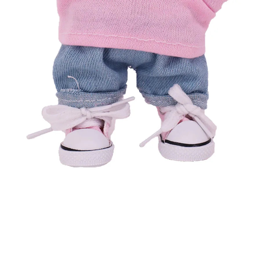 Doll Clothes Set For labubu 17cm Plush Doll Accessories Girl's Toys Birthday And Christmas Gifts