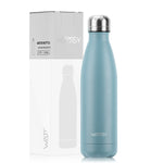 500ml Stainless Steel Water Bottle Insulated Vacuum Flask Double Wall Thermal Cup Keep Cold Hot Sports Kettle Gift for Friends