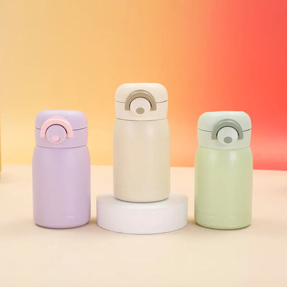 Mini Thermos Cup 220ml/350ml Pocket Cup Stainless Steel Thermal Coffee Mug Vacuum Flask Insulated Hot Water Bottle Kids Gift