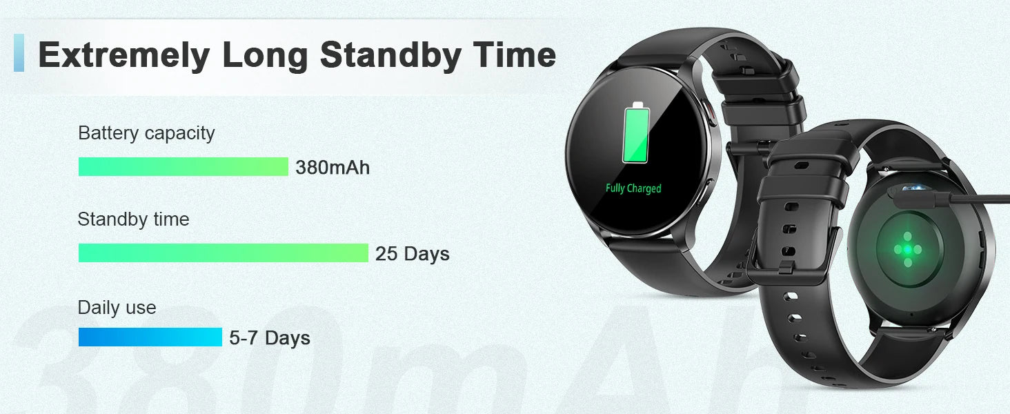 Blackview X20 Smart Watch with Health Monitoring Fitness Tracking 1.43” HD AMOLED Screen Bluetooth Watches for Men Women Gifts