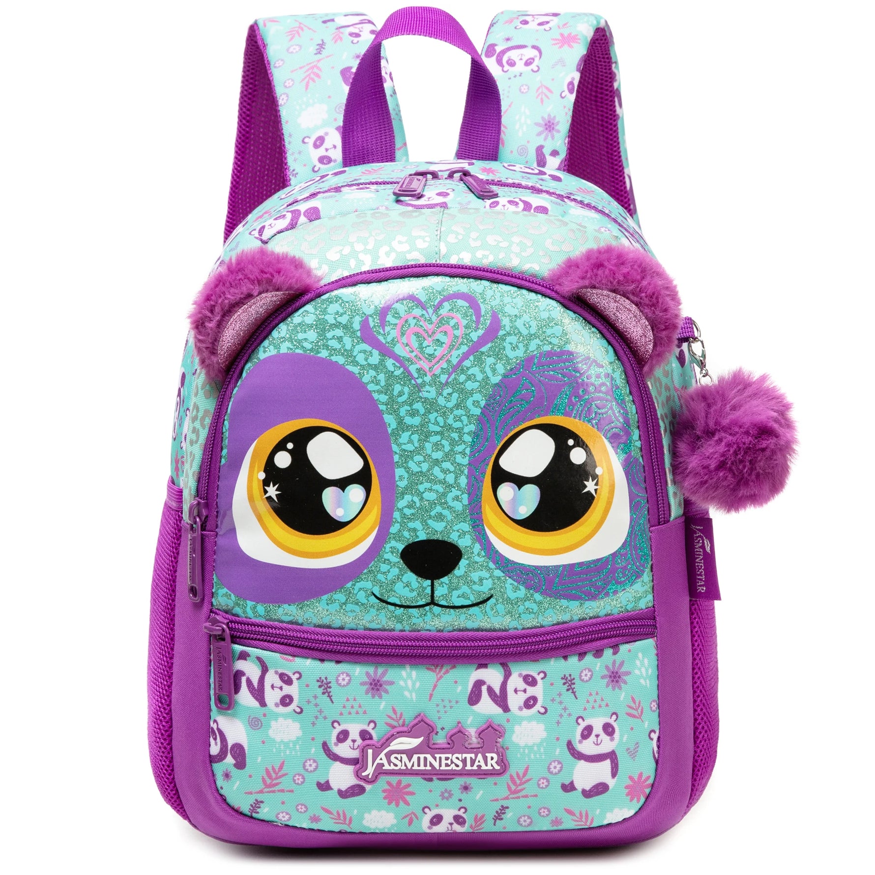 1pc Cute 13 Inch Animal Backpack Kindergarten Outdoor Sports Little Girl With Small Pendant