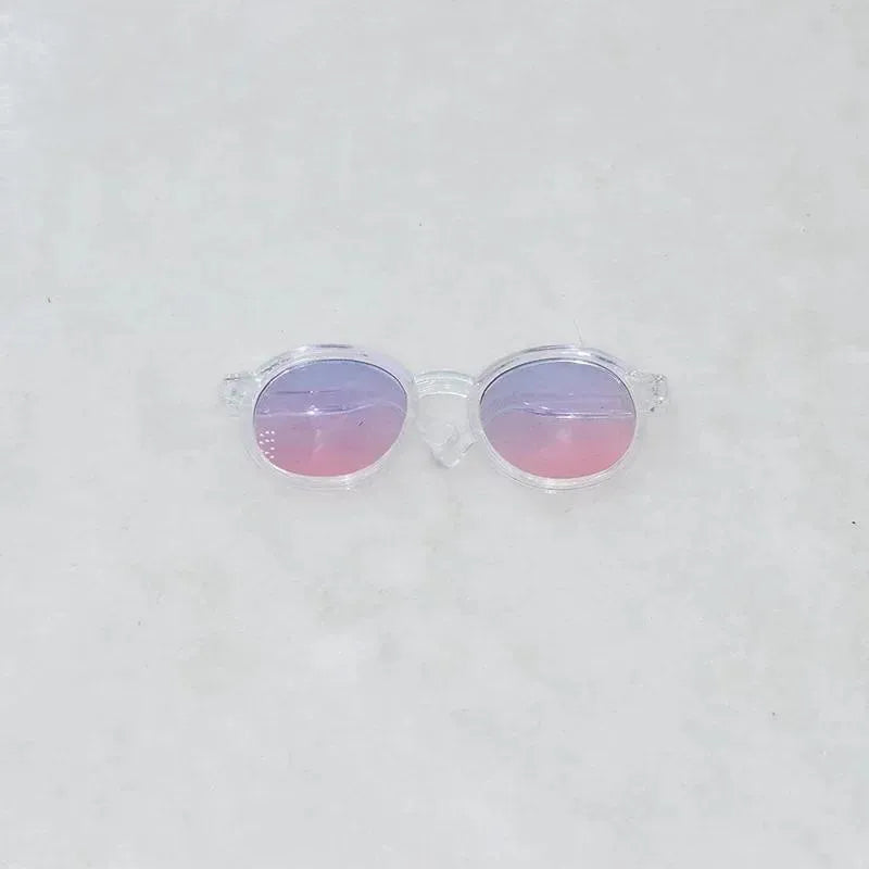 Mini Doll Clothes Outfit Accessories For 15-17cm Labubu V1 V2 V3Labubu Uniform Set Outfit Skirt and Sweater Sunglasses Clothing