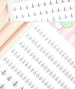 5-7mm Air Lower Eyelashes Fairy Fake LashesSegmented Natural Under Lashes Manga Bottom Lashes Makeup Eyelash Makeup Tool10 Rows