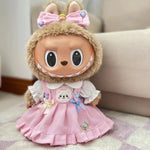 2025 New 38cm Labubu Hot Only Selling Clothes Labubu Mokoko Idol Doll Fashion Design Dress Coat Set Accessories Gift