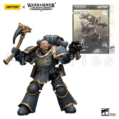 1/18 JOYTOY Actionfigur – Warhammer 40K Horus Heresy Space Wolves Logan Ghostwolf Mecha Modell