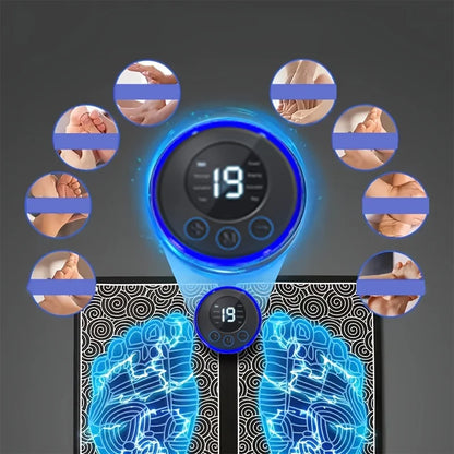Electric foot massage pad