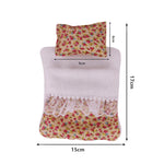 15-17CM Labubu Accessories Sleeping Bag Bed Cute Comfortable Floral Print Sleep Tool Indie Pop&Labubu Accessories Beautiful Toys