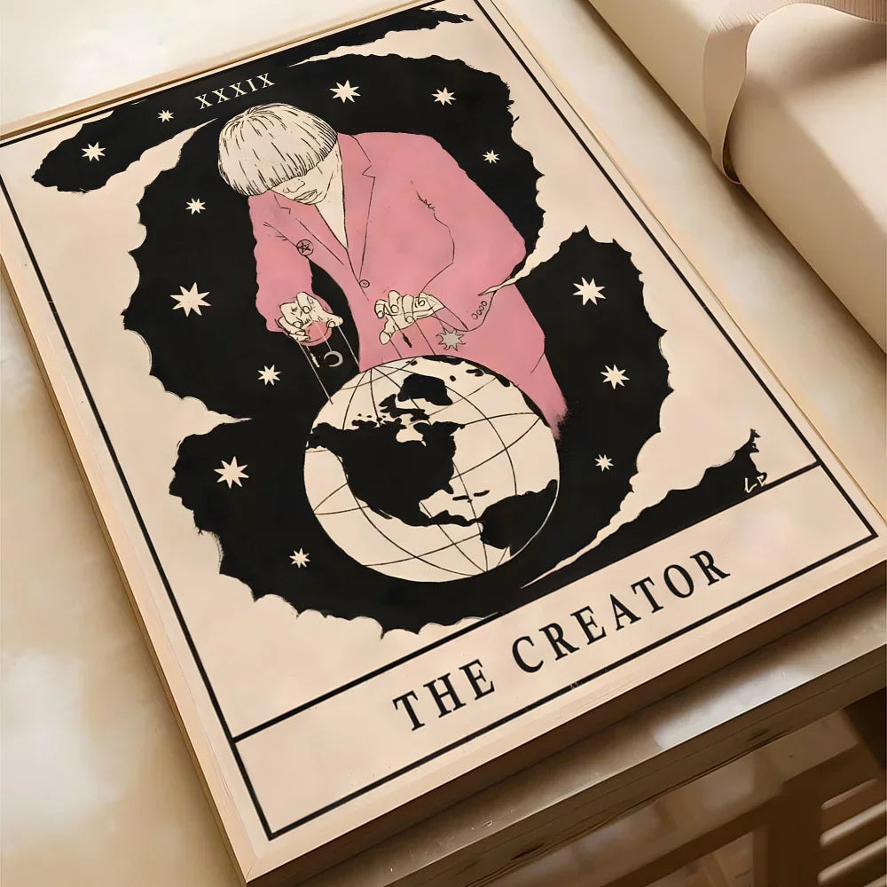 Rapper Tyler The Creator Flower Boy Poster Canvas Painting Modern Home Living Room Bedroom Caf É Bar Room Decoration Wall Art
