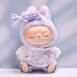 17cm Mini Plush Doll'S Clothes Outfit Accessories For Korea Kpop Exo Labubu Idol V1 V2 Bee Dinosaur Shark Costume Clothing Gift