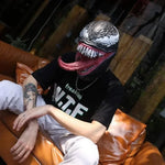 New Superhero Venom 3 Long Tongue Mask Cosplay Latex Masks Horror Party Helmet Props Supplies Novelty Masks Christmas Halloween