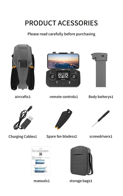 For Dji S808 PRO Drone 5G GPS Professional 8K Dual Camera 3-axis Anti-Shake Gimbal Obstacle Avoidance Wifi FPV Brushless Drone