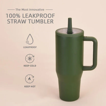 40 Oz Vacuum Flask Cup Thermos water Bottle Thermal Mug Large Capacity Stainless Steel Cold and Hot Tumbler Travel Car coffee