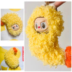 Labubu clothes 15/17cm vinyl doll pendant generation tempura fried shrimp plush cat standing hand-made baby clothes