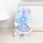 For Ropa labubu v1/v2/v3  pendant baby clothes labubu 3.0 lucky purple bow skirt Outfit Doll Accessories (No dolls)